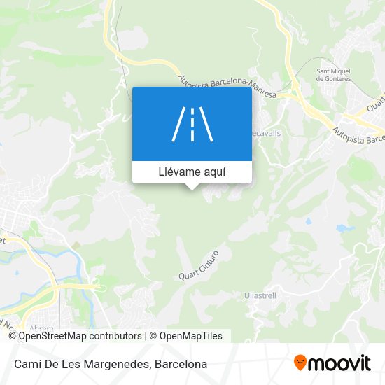Mapa Camí De Les Margenedes