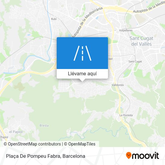 Mapa Plaça De Pompeu Fabra