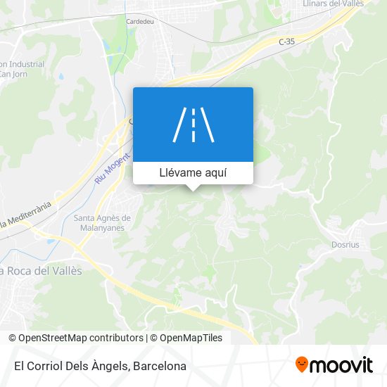 Mapa El Corriol Dels Àngels