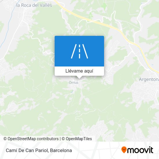 Mapa Camí De Can Pariol