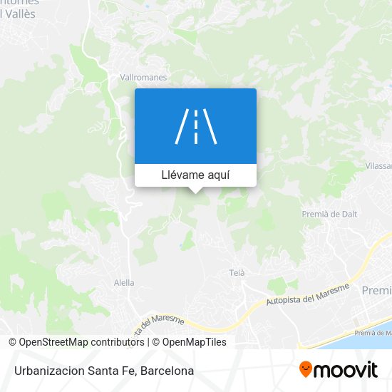 Mapa Urbanizacion Santa Fe