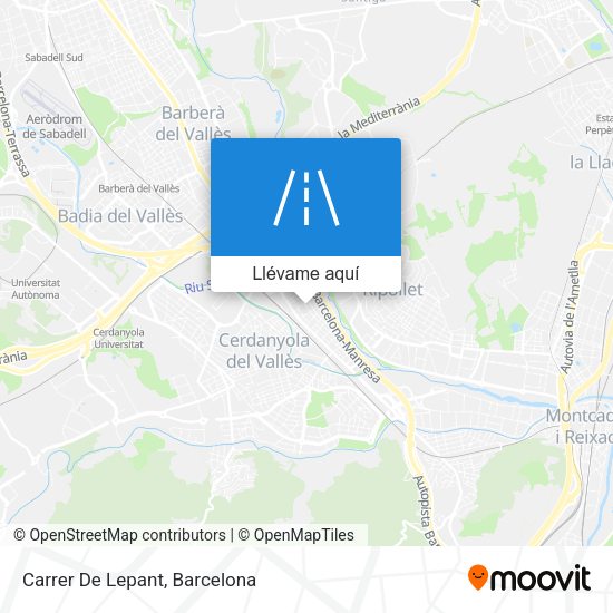 Mapa Carrer De Lepant