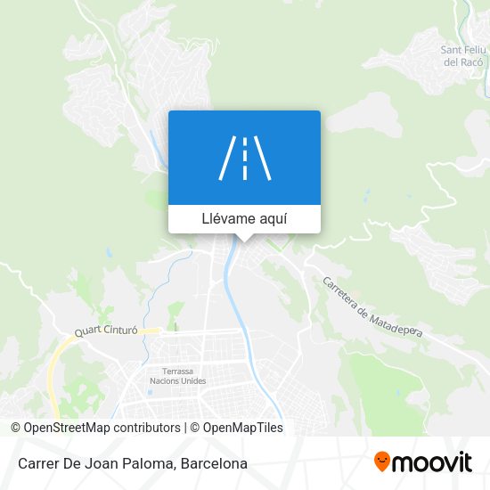 Mapa Carrer De Joan Paloma