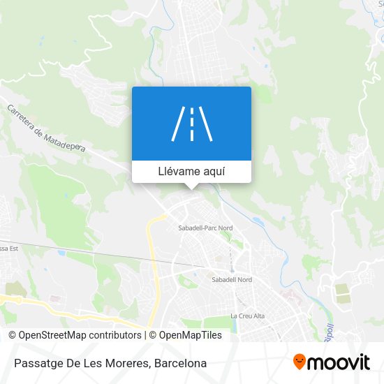 Mapa Passatge De Les Moreres