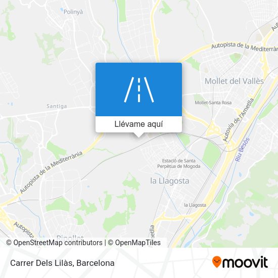 Mapa Carrer Dels Lilàs