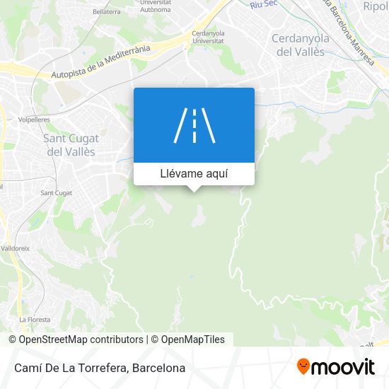 Mapa Camí De La Torrefera