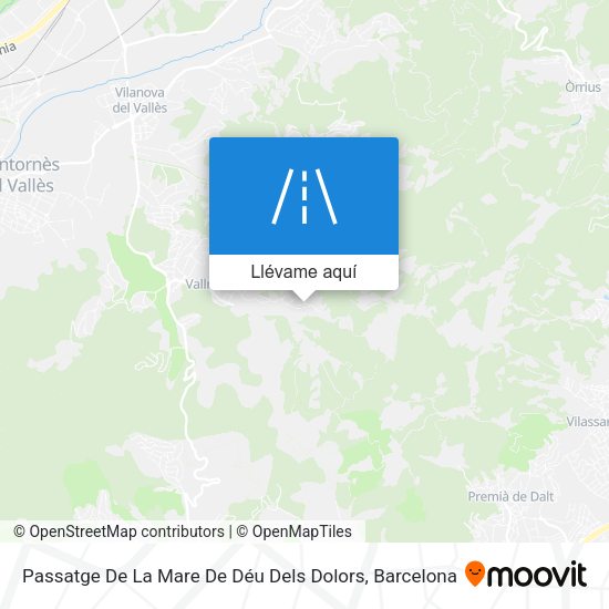 Mapa Passatge De La Mare De Déu Dels Dolors