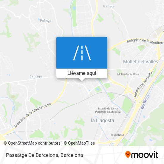 Mapa Passatge De Barcelona