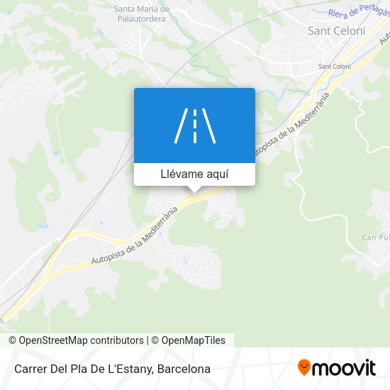 Mapa Carrer Del Pla De L'Estany