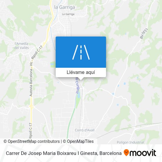Mapa Carrer De Josep Maria Boixareu I Ginesta