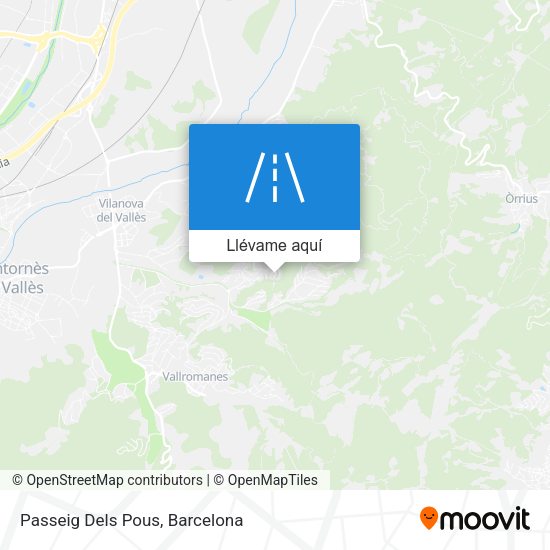 Mapa Passeig Dels Pous