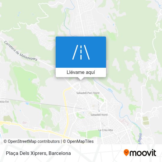 Mapa Plaça Dels Xiprers