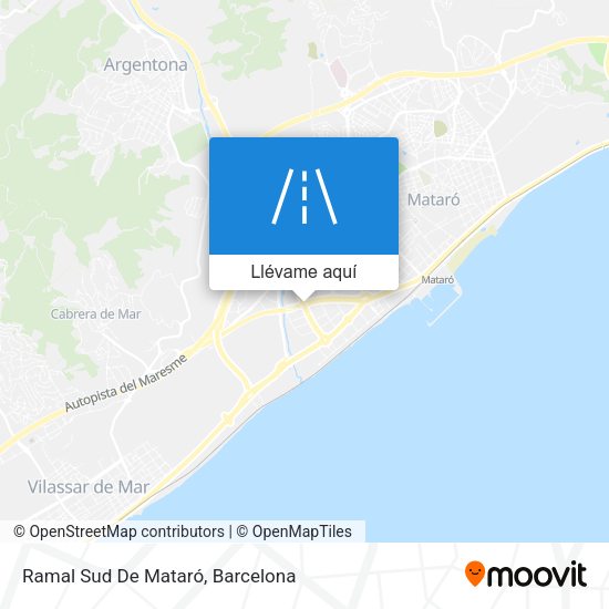 Mapa Ramal Sud De Mataró