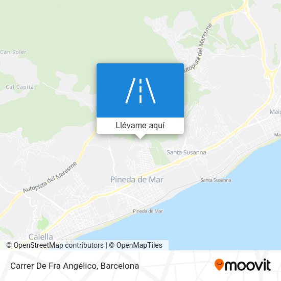 Mapa Carrer De Fra Angélico
