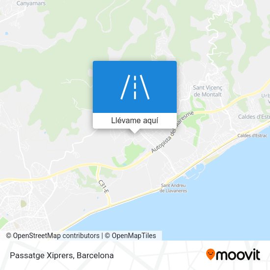 Mapa Passatge Xiprers