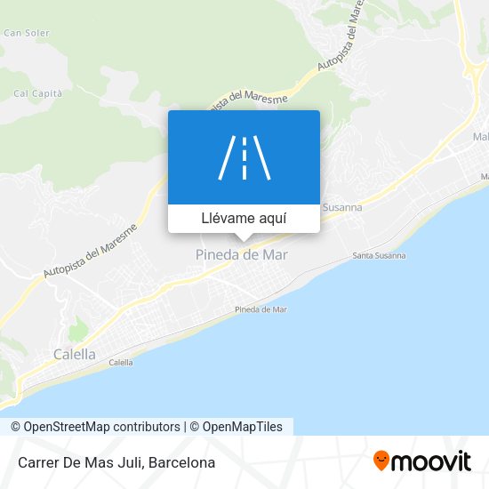Mapa Carrer De Mas Juli