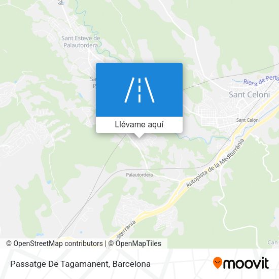 Mapa Passatge De Tagamanent