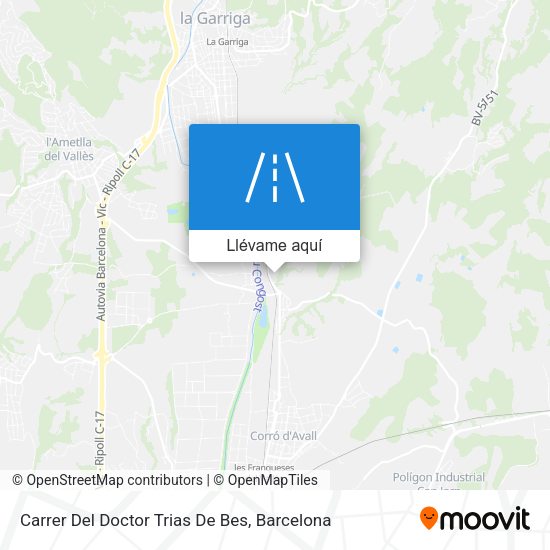 Mapa Carrer Del Doctor Trias De Bes
