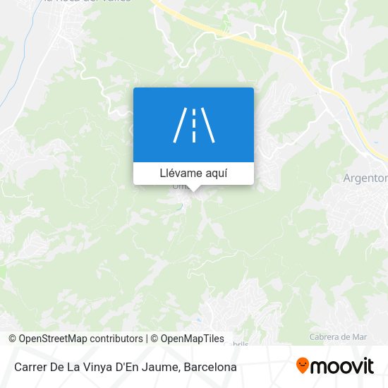 Mapa Carrer De La Vinya D'En Jaume