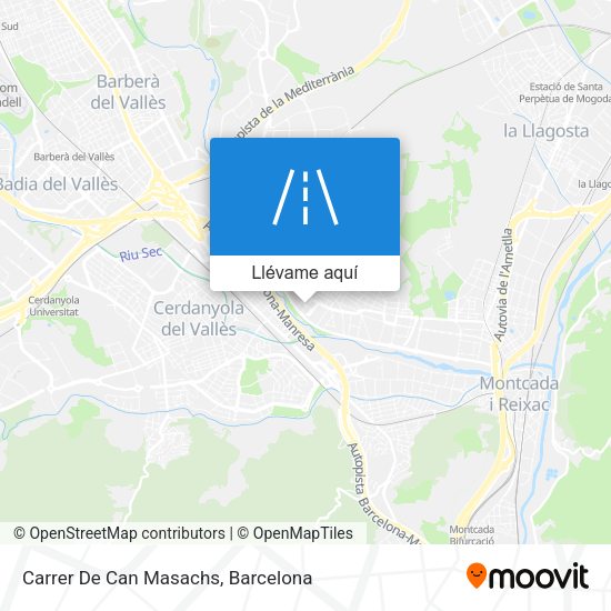Mapa Carrer De Can Masachs