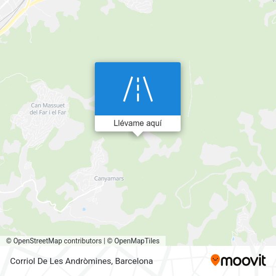 Mapa Corriol De Les Andròmines