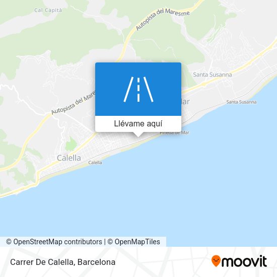 Mapa Carrer De Calella
