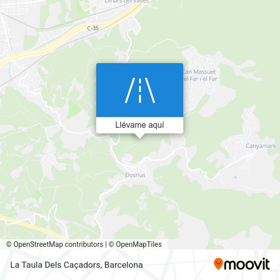 Mapa La Taula Dels Caçadors