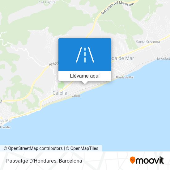 Mapa Passatge D'Hondures