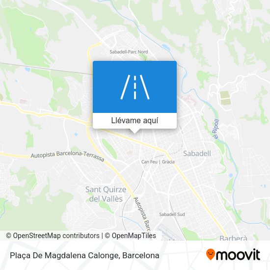 Mapa Plaça De Magdalena Calonge