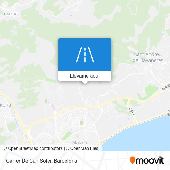 Mapa Carrer De Can Soler