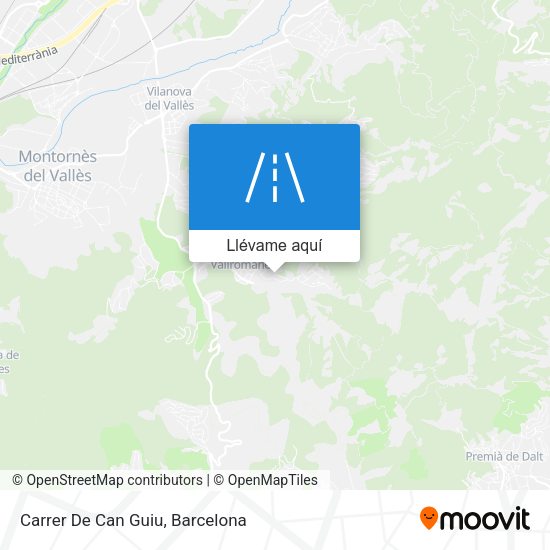 Mapa Carrer De Can Guiu