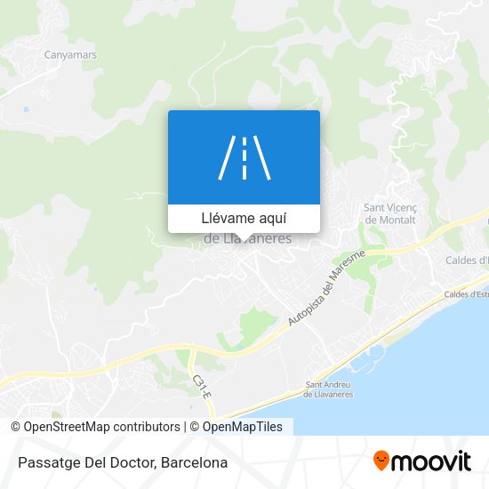 Mapa Passatge Del Doctor