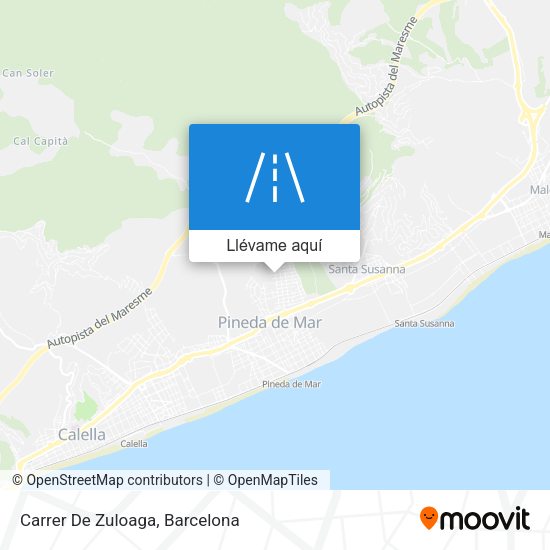 Mapa Carrer De Zuloaga