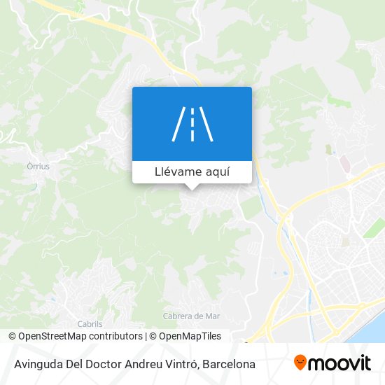 Mapa Avinguda Del Doctor Andreu Vintró