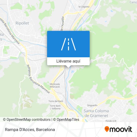 Mapa Rampa D'Acces