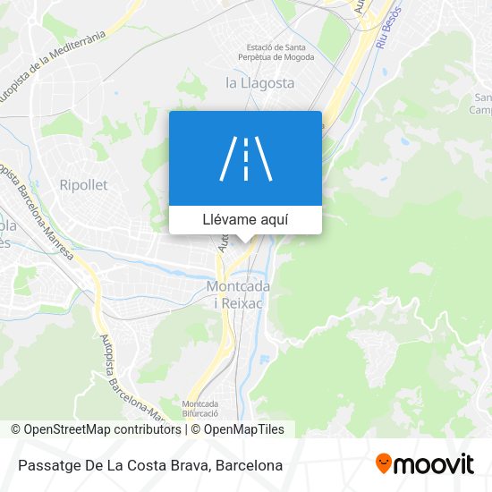 Mapa Passatge De La Costa Brava