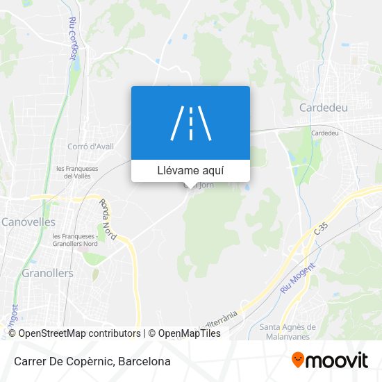 Mapa Carrer De Copèrnic