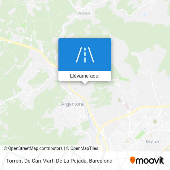 Mapa Torrent De Can Martí De La Pujada