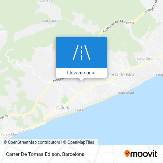 Mapa Carrer De Tomas Edison