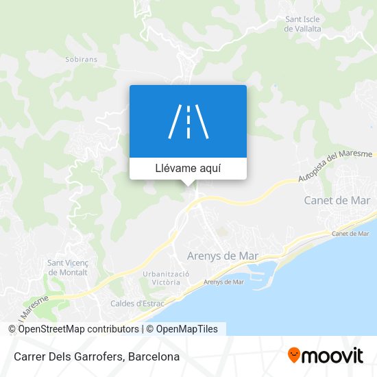 Mapa Carrer Dels Garrofers