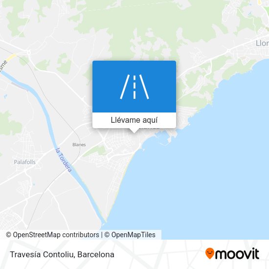 Mapa Travesía Contoliu