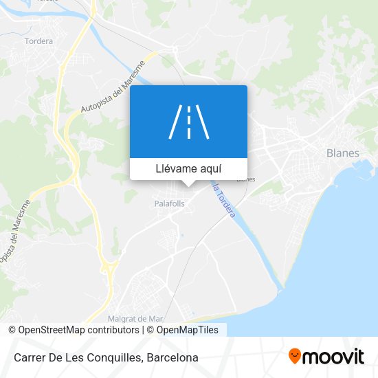 Mapa Carrer De Les Conquilles
