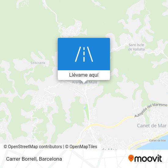 Mapa Carrer Borrell
