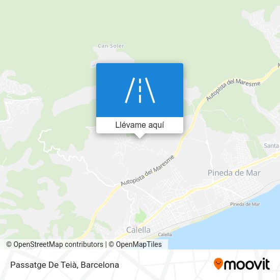 Mapa Passatge De Teià