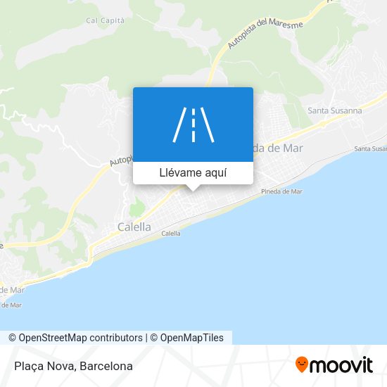Mapa Plaça Nova
