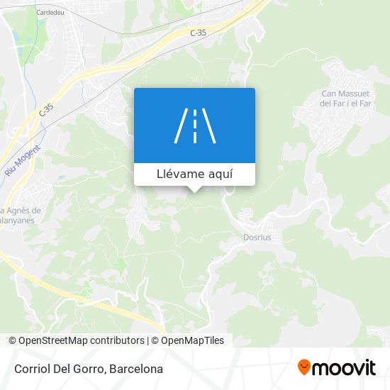 Mapa Corriol Del Gorro