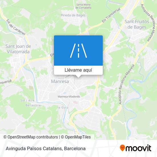 Mapa Avinguda Països Catalans