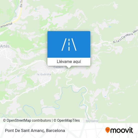 Mapa Pont De Sant Amanç