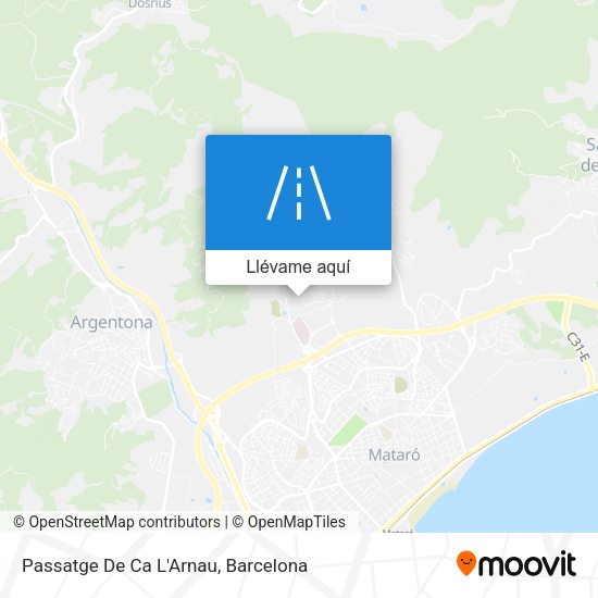 Mapa Passatge De Ca L'Arnau