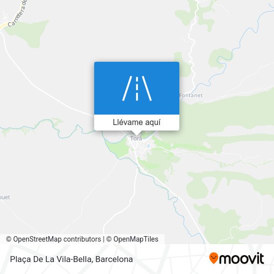 Mapa Plaça De La Vila-Bella